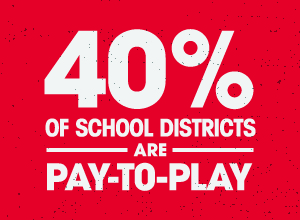 40% of School Districts are Pay-to-Play